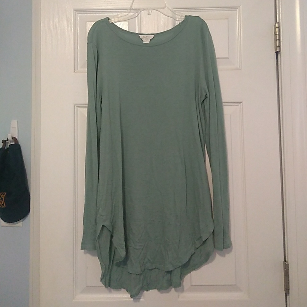 Loft Green Tunic Shirt